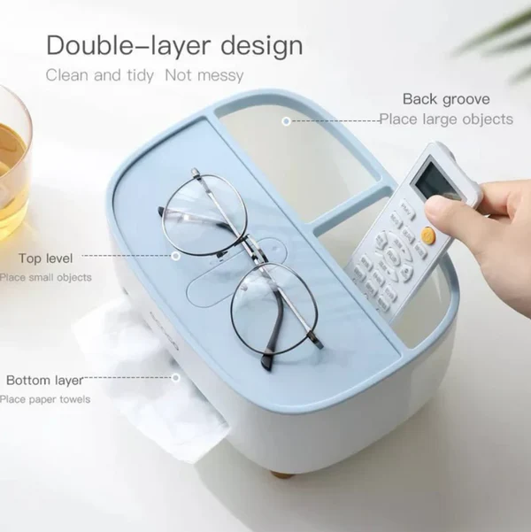 ECOCO Multi-Functional Desk Storage Box Remote Control Case