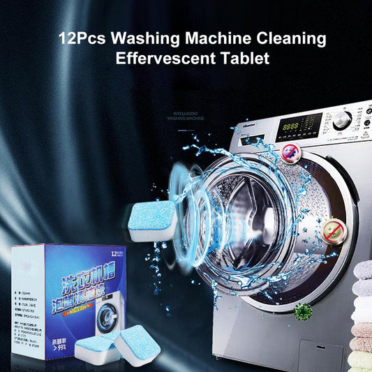 12 pcs washing machine cleaner tablets, Deep cleaning tablet, Expert detergent