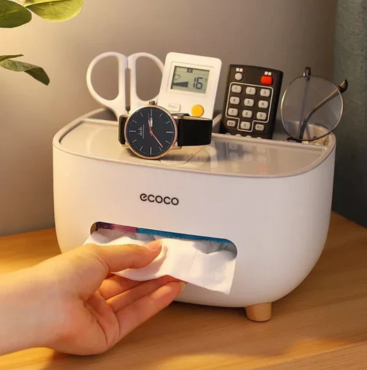 ECOCO Multi-Functional Desk Storage Box Remote Control Case