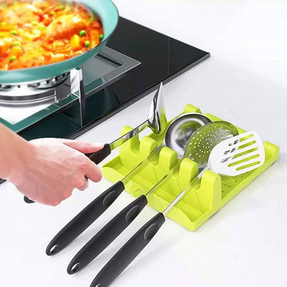 Kitchen Organizer Plastic Spoon Holders for Fork Spatula Rest