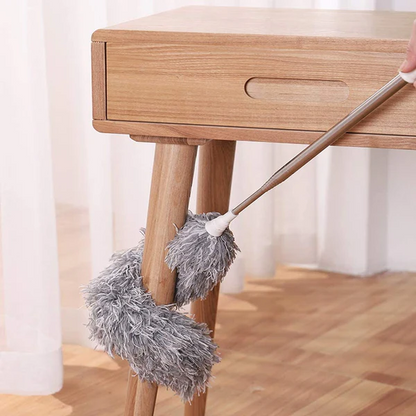 Microfiber Feather Duster Extendable Cobweb Duster with 100 CM Extra Long Pole