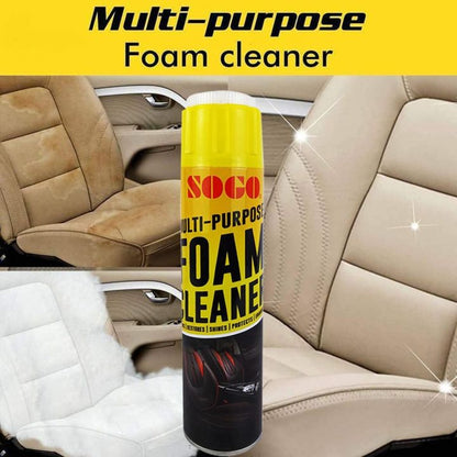 Sogo Multi-Purpose Car Interior Polish Shining Spray Foam Cleaner Shiner Like Fabric, Carpet, Leather, etc  - 525 ML